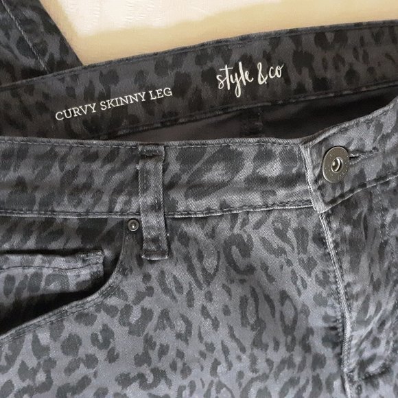 Style & Co. Curvy Skinny Leg EUC 10. FINAL - Picture 5 of 6